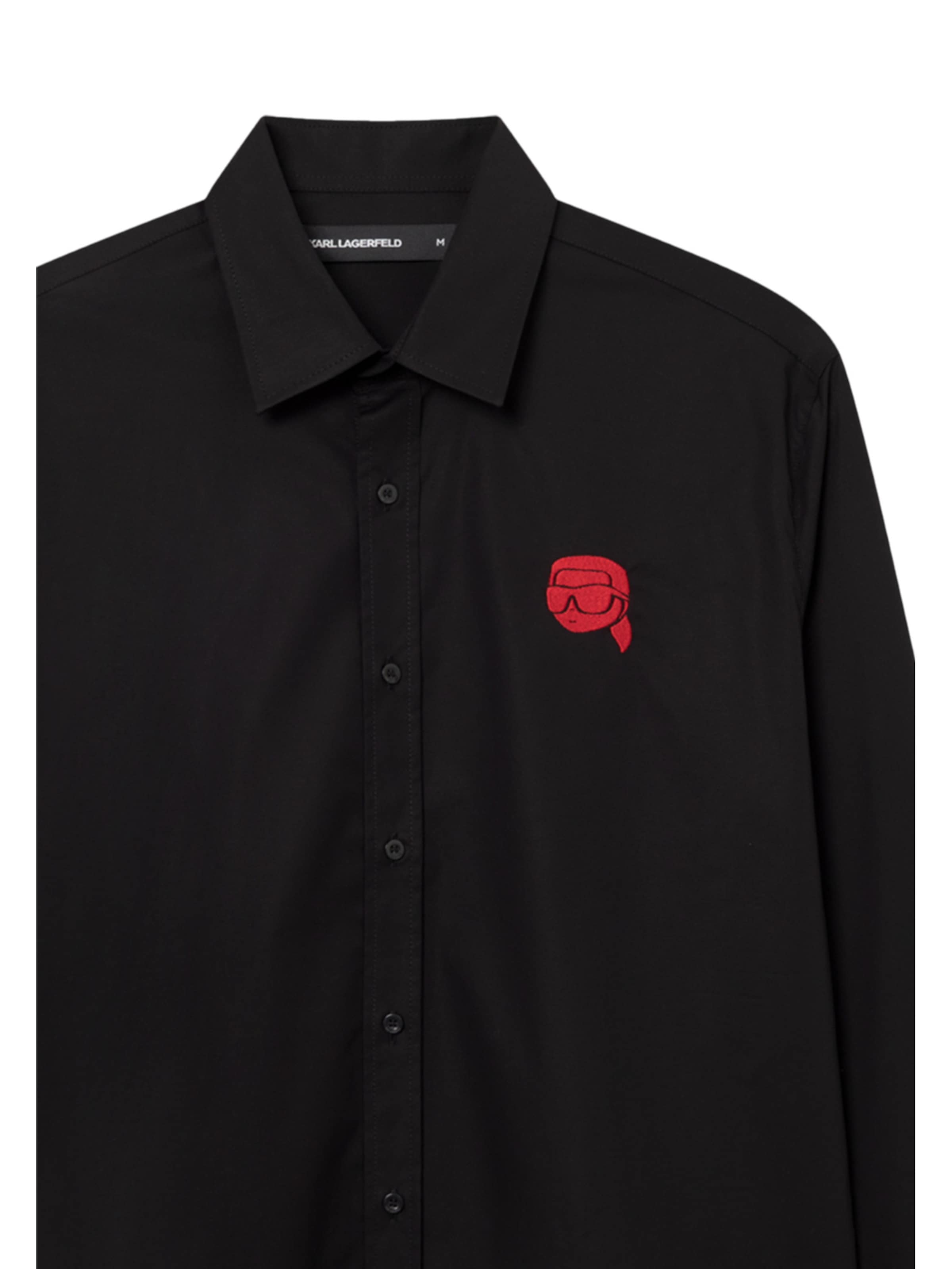 Fit confort Chemise Karl Lagerfeld en noir