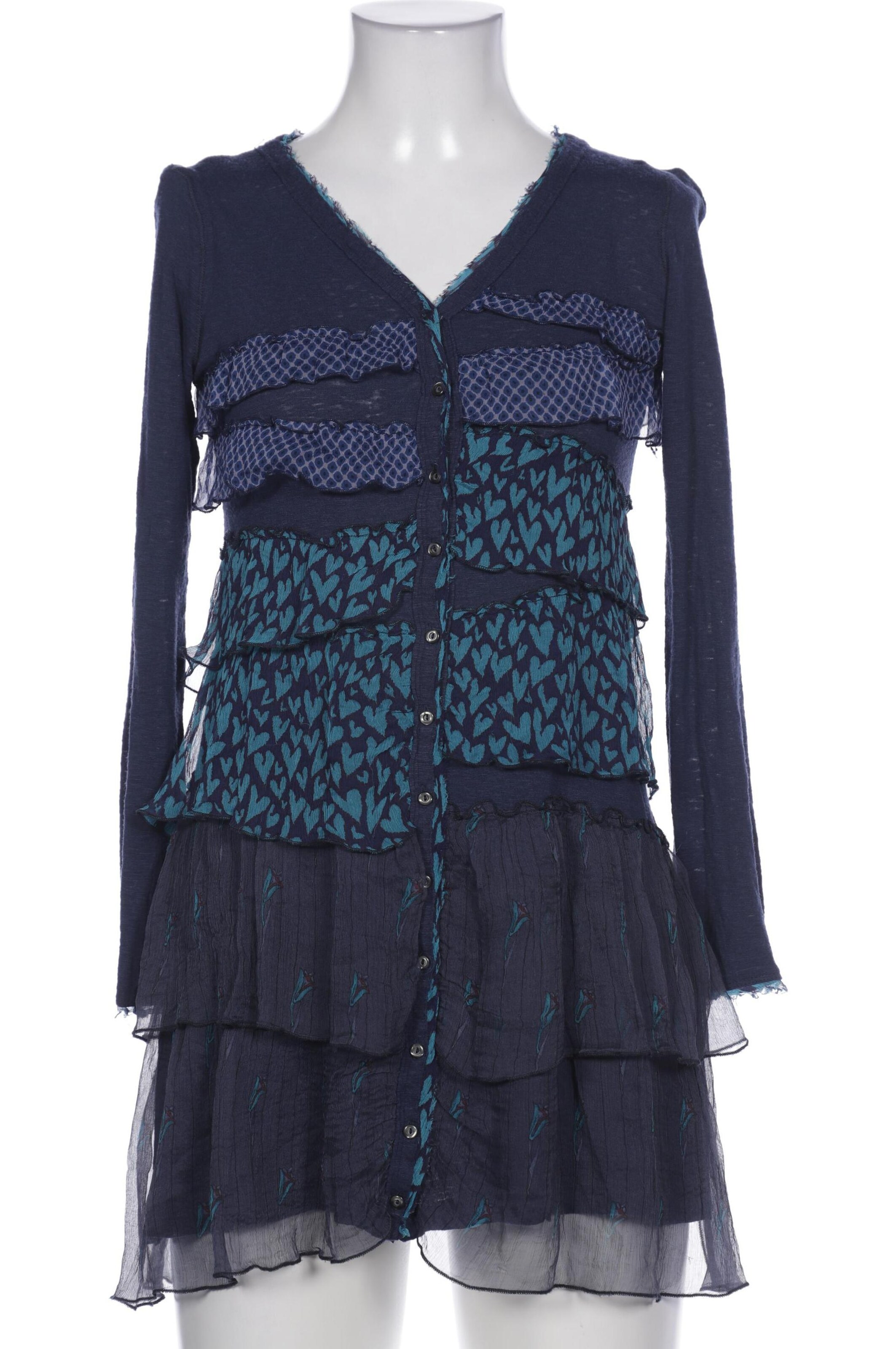 One Step Dress in XS in Blue: front