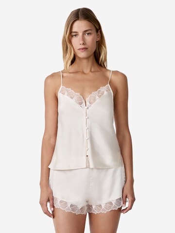 ETAM Pajama Shirt in Beige: front