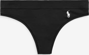 Polo Ralph Lauren Thong ' Thong ' in Black: front