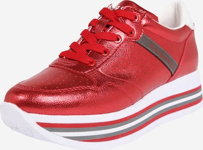 bugatti Baskets basses 'Lian' en rouge, Vue avec produit