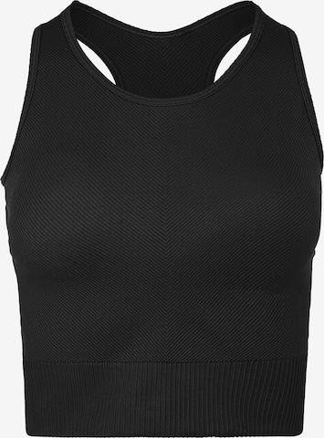 Athlecia Sports Bra 'Flow' in Black: front