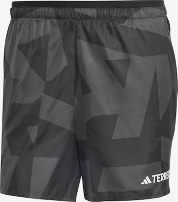 ADIDAS TERREX Regular Workout Pants in Grey: front