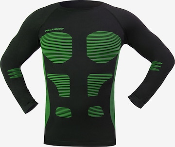 Polar Husky Base Layer ' Anatomic Functional Wear ' in Black: front