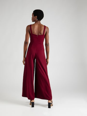 Tuta jumpsuit 'CHLOE' di WAL G. in rosso