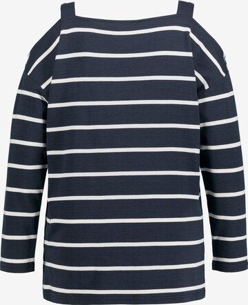 Ulla Popken Sweatshirt in Blue