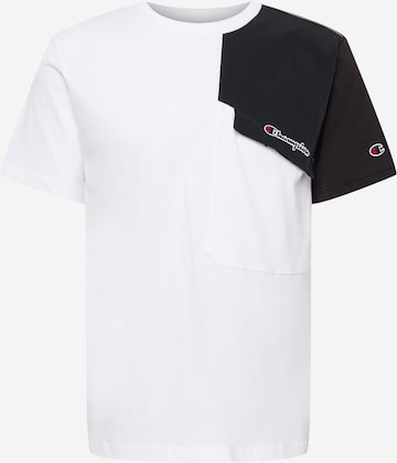 Champion Authentic Athletic Apparel Shirt 'Crewneck' in White: front