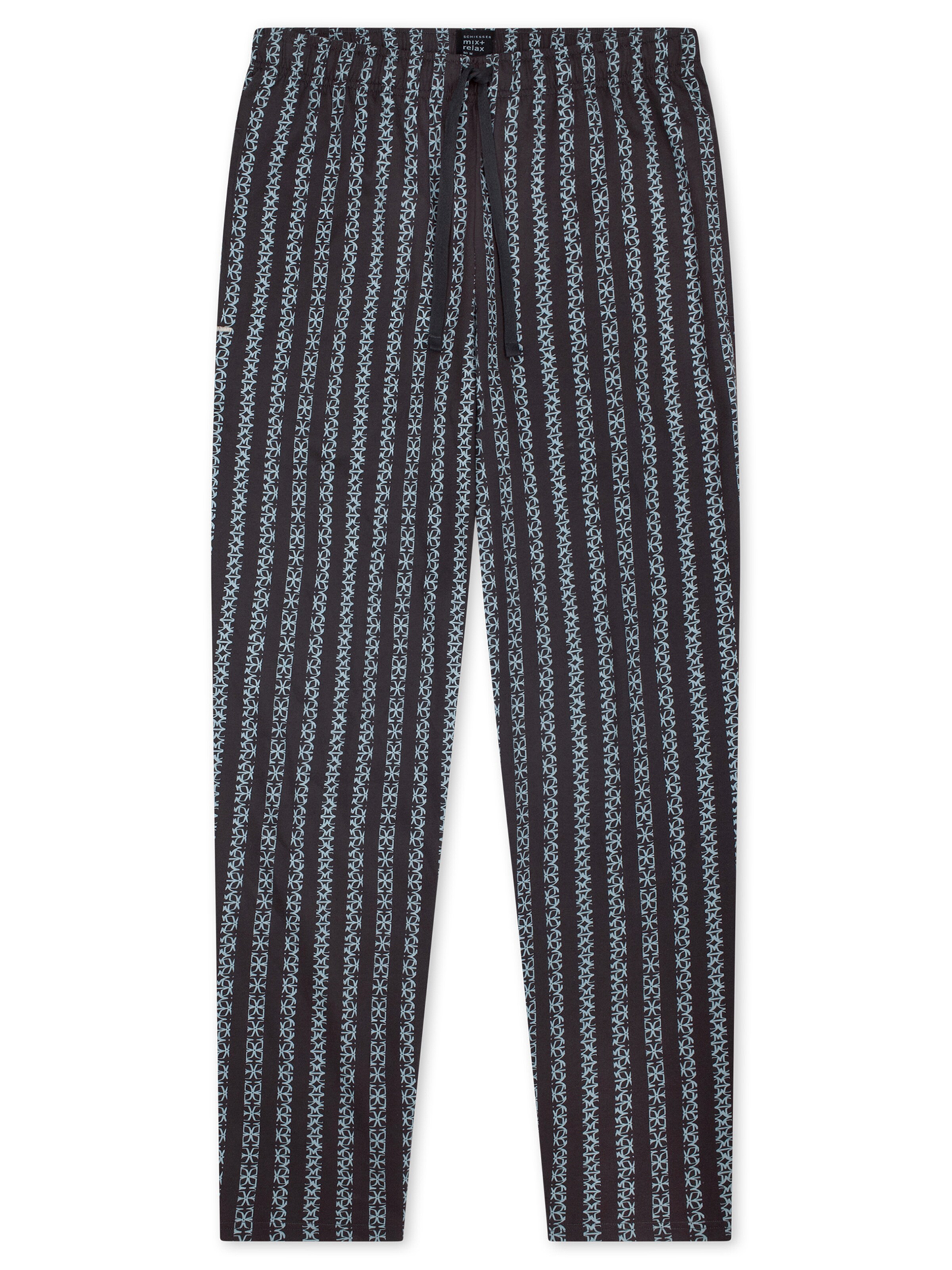 SCHIESSER Pyjamahose ' Mix Relax ' in Blau: Vorderseite