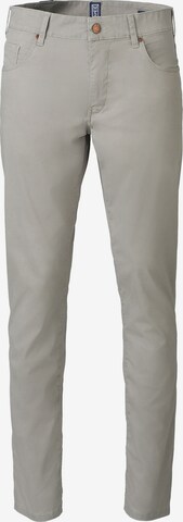MEYER Slim fit Pants 'M5' in Grey: front