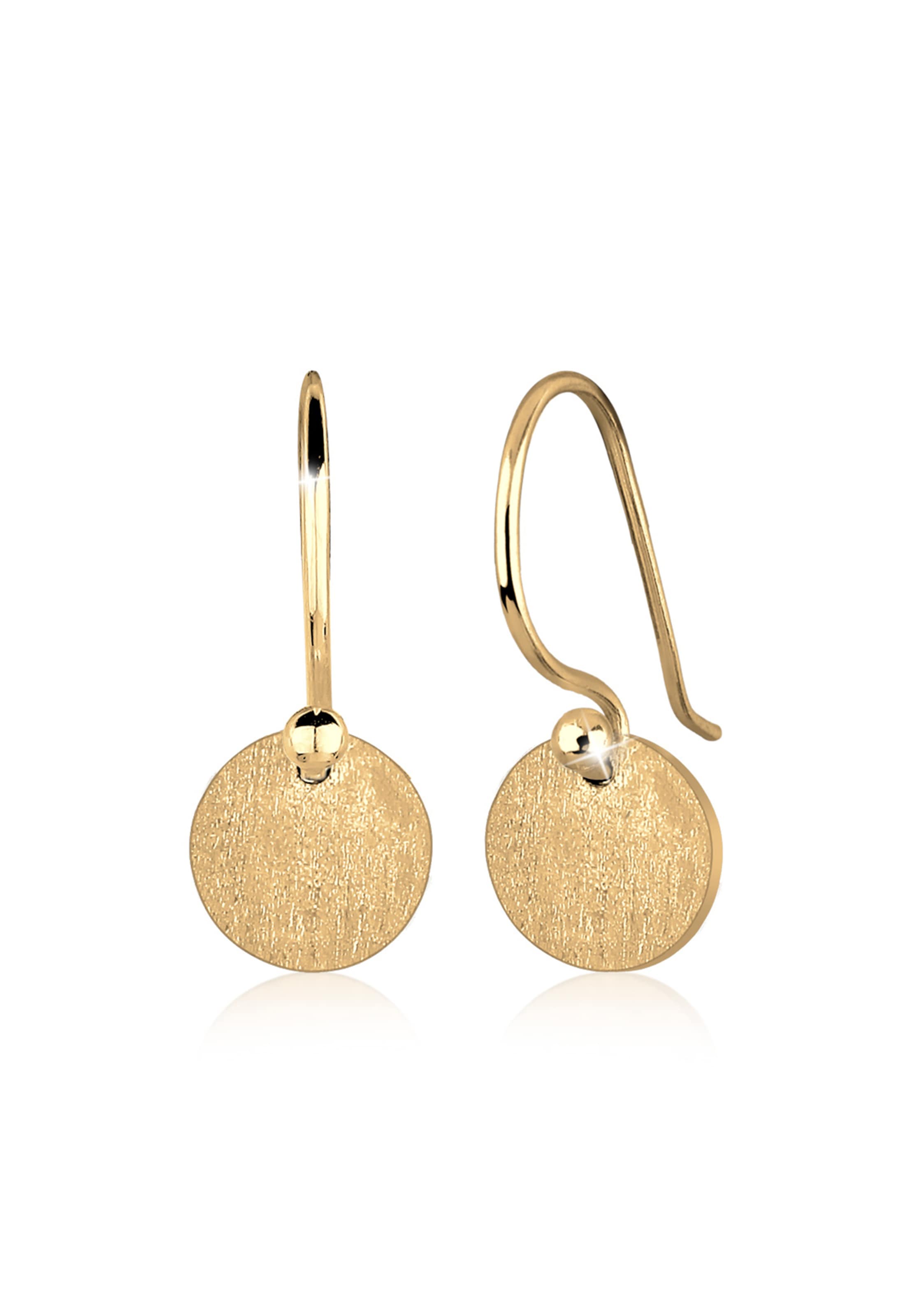 ELLI Earrings &#x27;Geo&#x27; in Gold: front