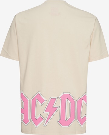 T-Shirt 'ACDC Highway To Hell' Recovered en jaune