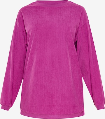 Sweat-shirt MIMO en violet : devant