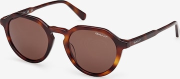 Lunettes de soleil GANT en marron : devant
