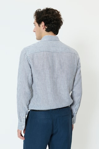 Matinique Regular fit Overhemd 'MAMarc' in Blauw