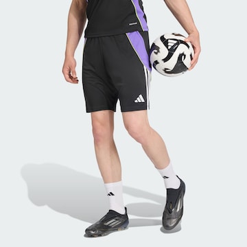 ADIDAS PERFORMANCE regular Παντελόνι φόρμας 'Tiro 24' σε μαύρο: μπροστά