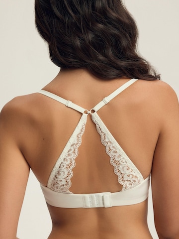 ESOTIQ - Push-up Sujetador 'Bügel-BH Arien, Racerback, florale Spitze' en beige