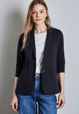 STREET ONE Basic Blazer in Blau: Vorderseite