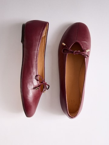 Ballerines The Set en rouge