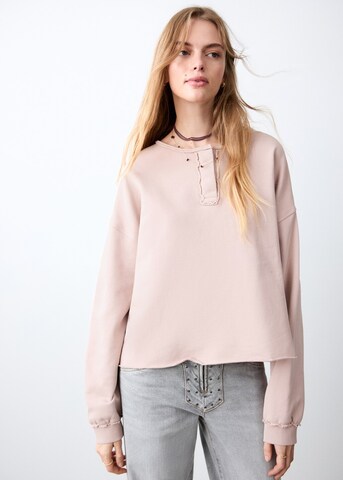 MANGO TEEN Sweatshirt 'Boho' in Pink: front