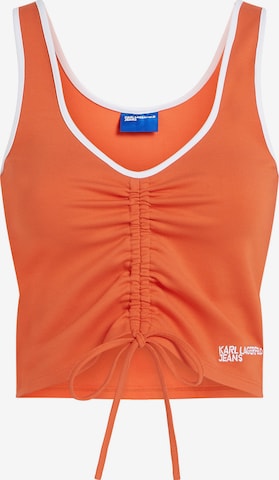 KARL LAGERFELD JEANS Toppi värissä punainen: etupuoli