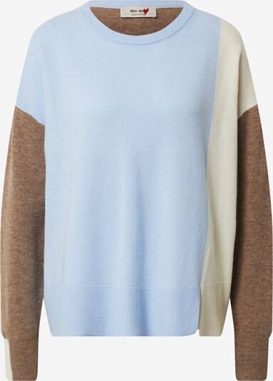 Pullover 'Layla' MOS MOSH di colore beige / blu chiaro / marrone, Visualizzazione prodotti