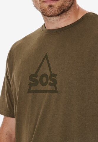 SOS Shirt in Braun