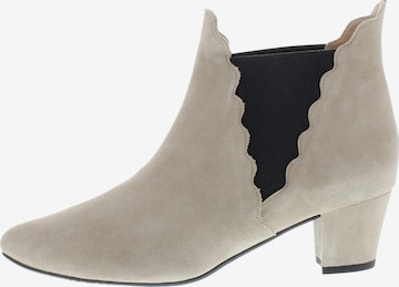 XAVER LUIS Schuhmanufaktur Chelsea Boots 'KATE - Chelsea Stiefelette' in Grau: Vorderseite