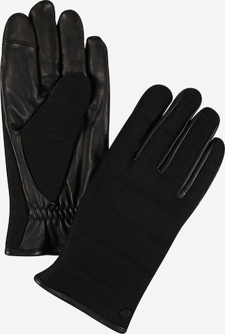 Gants ESPRIT en noir : devant