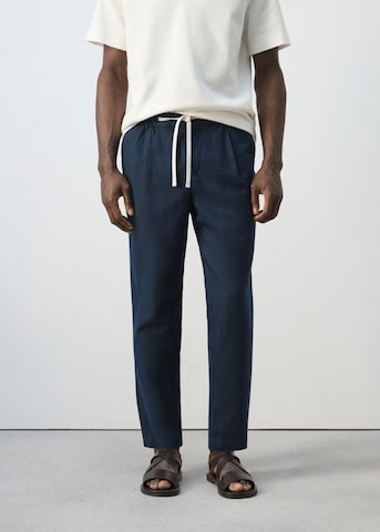 Slimfit Pantaloni con pieghe 'Romelino' di MANGO MAN in blu: frontale