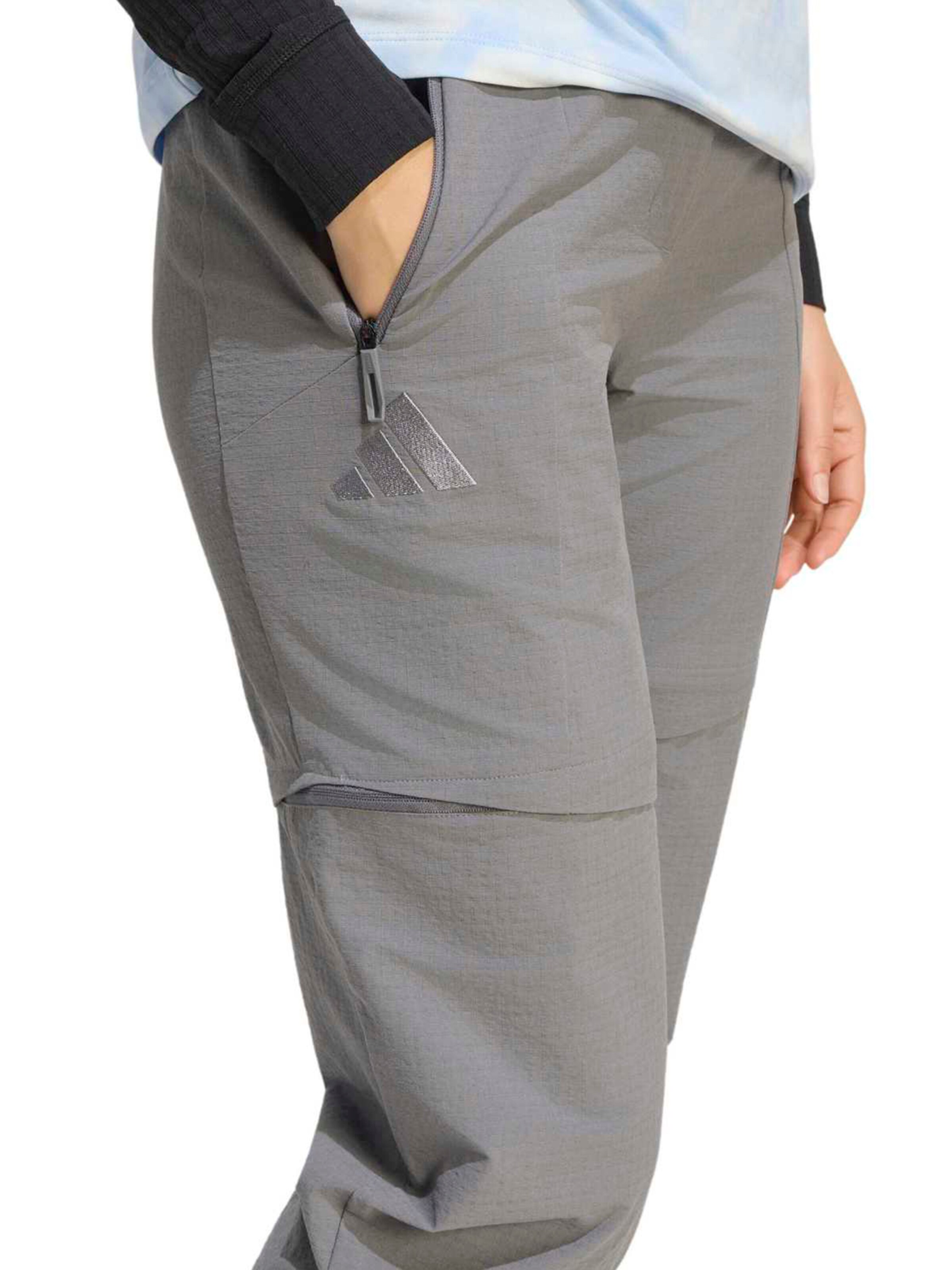 ADIDAS TERREXSlimfit Hlače za vanjske uvjete 'XPR' - siva boja