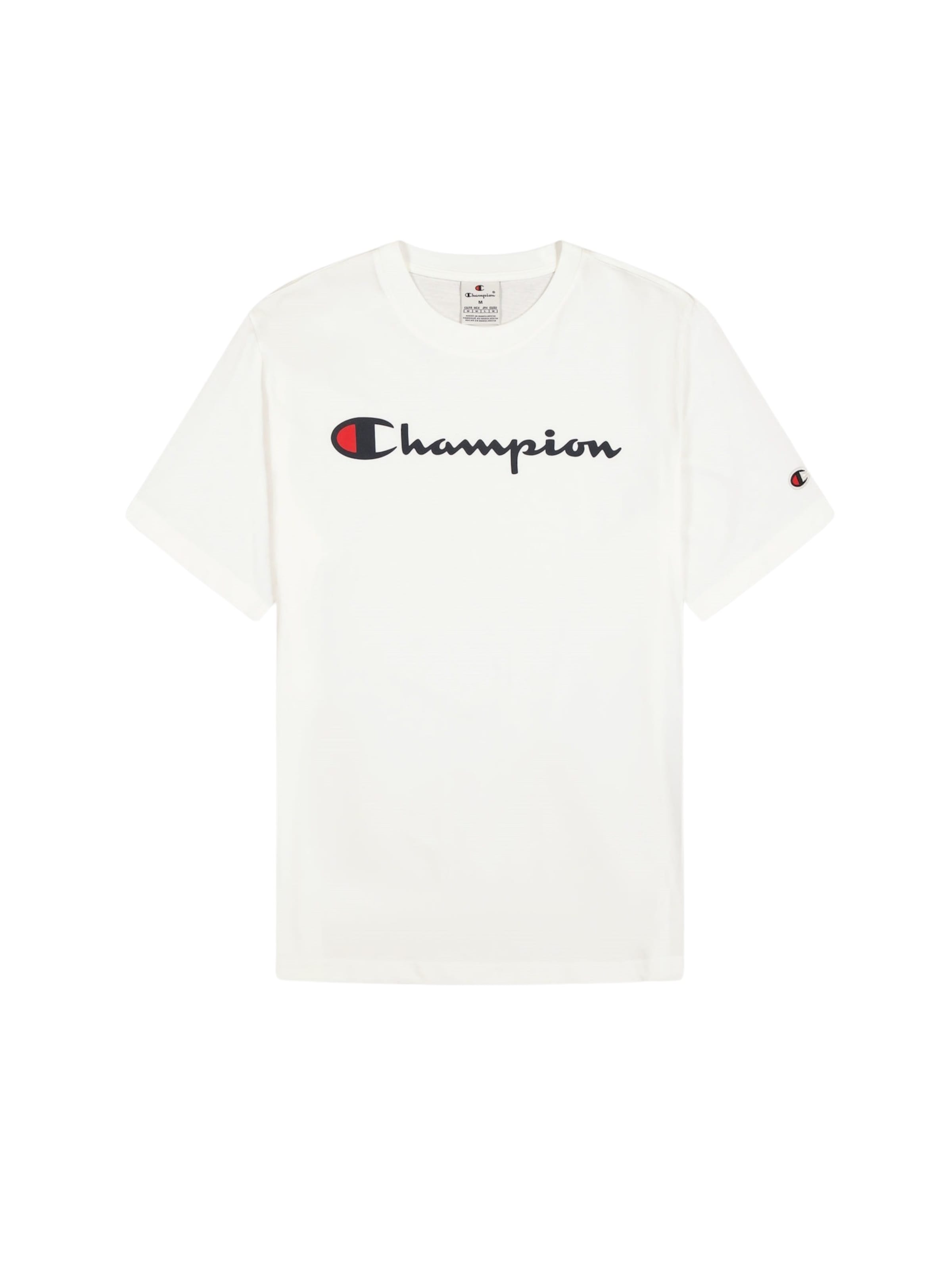 Champion Authentic Athletic Apparel T-Shirt in Weiß: Vorderseite