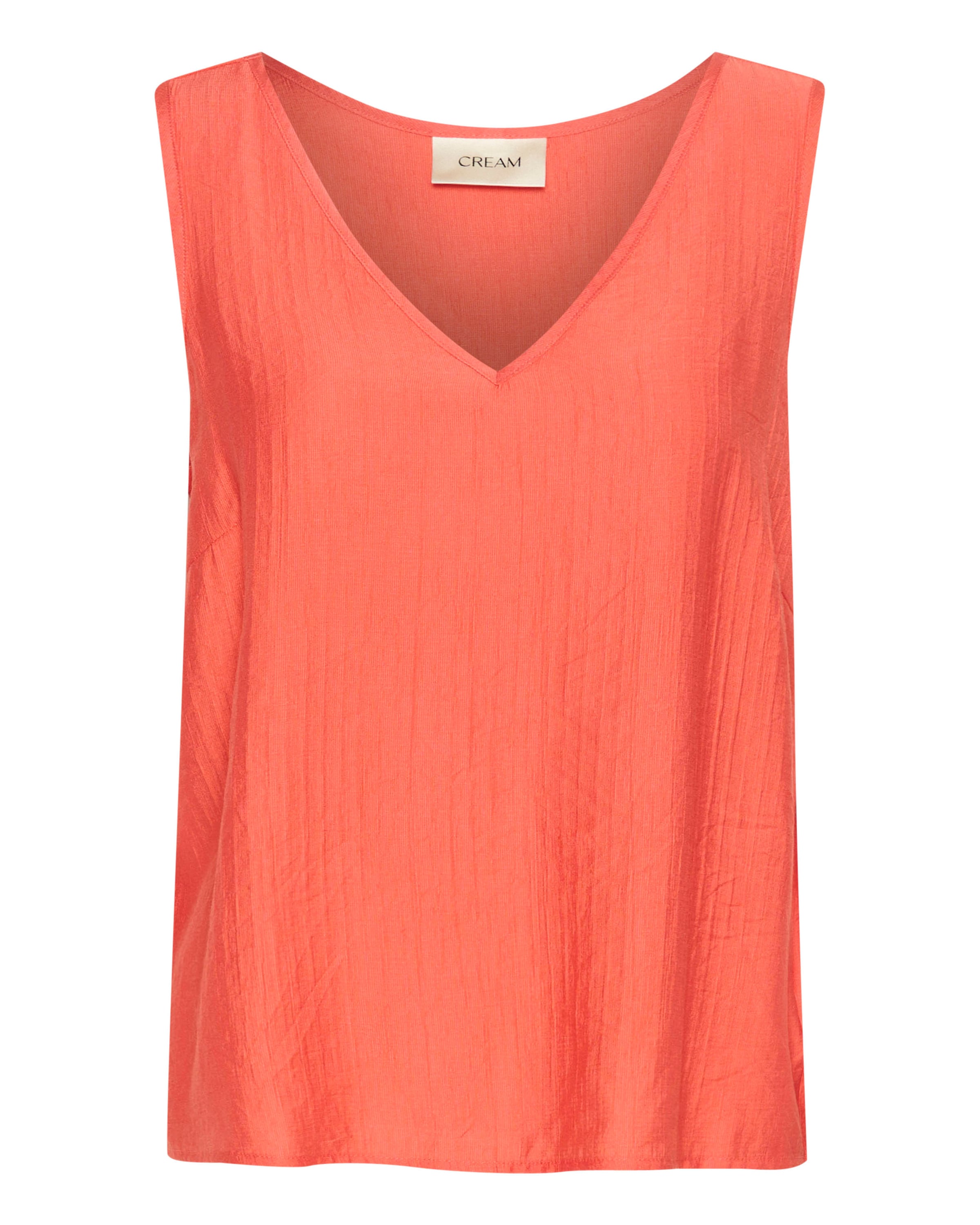 Cream Blouse 'Lori' in Oranje: voorkant