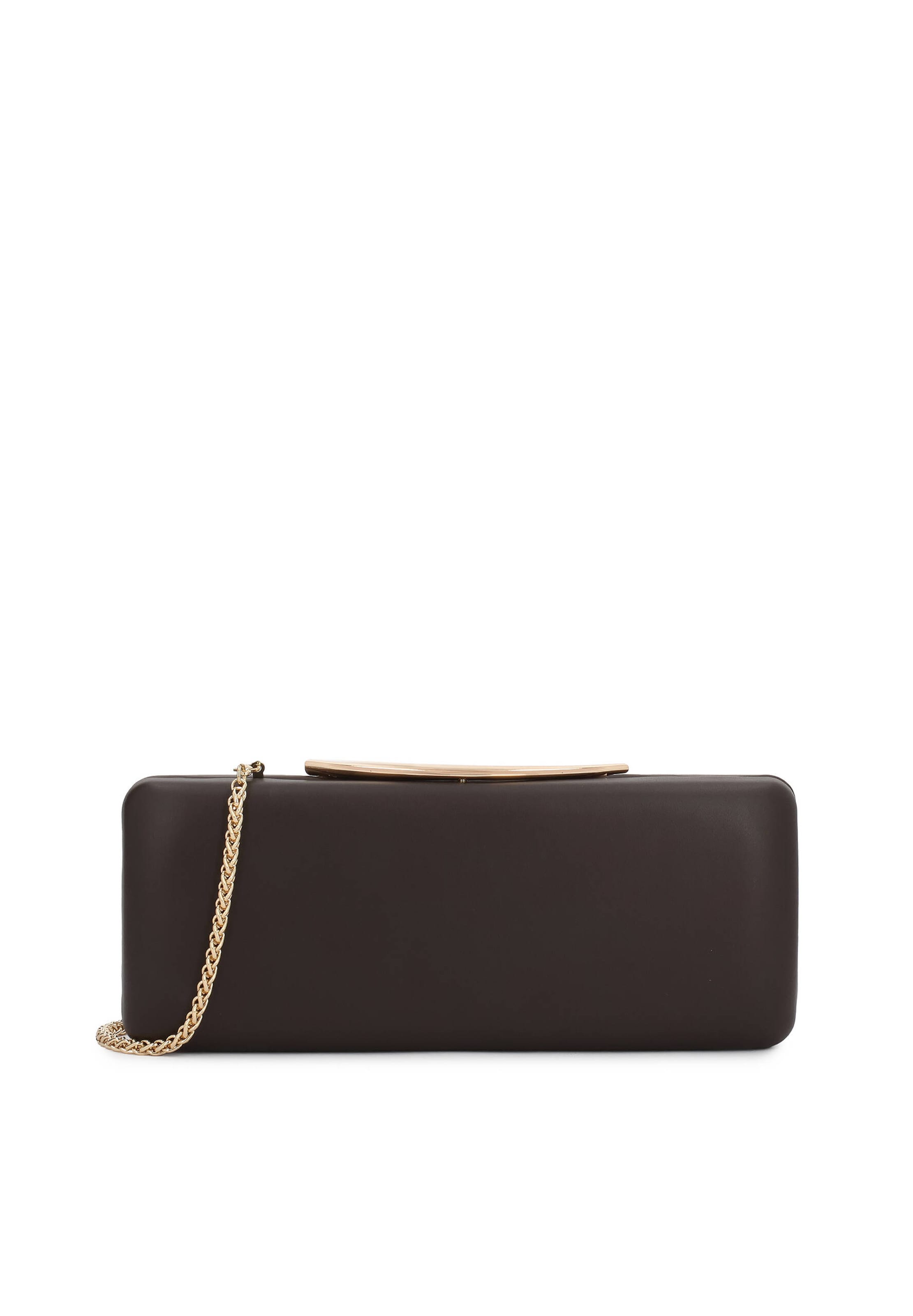 Pochette Kazar en marron : devant