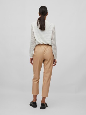 Regular Pantalon à pince 'Nille' VILA en beige