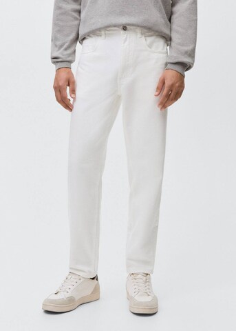 MANGO MAN Regular Jeans in Weiß: Vorderseite