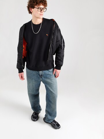 Abercrombie & Fitch Bluzka sportowa 'ICON ESSENTIAL' w kolorze czarny