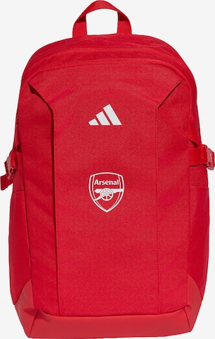 ADIDAS PERFORMANCE - Mochila deportiva 'FC Arsenal' en rojo: frente