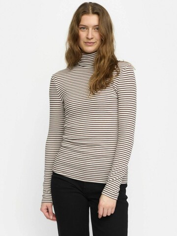 Soft Rebels Shirt ' SRFenja ' in Braun: Vorderseite