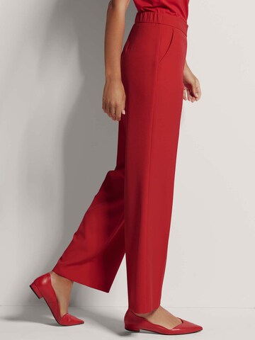 Loosefit Pantalon à plis MADELEINE en rouge