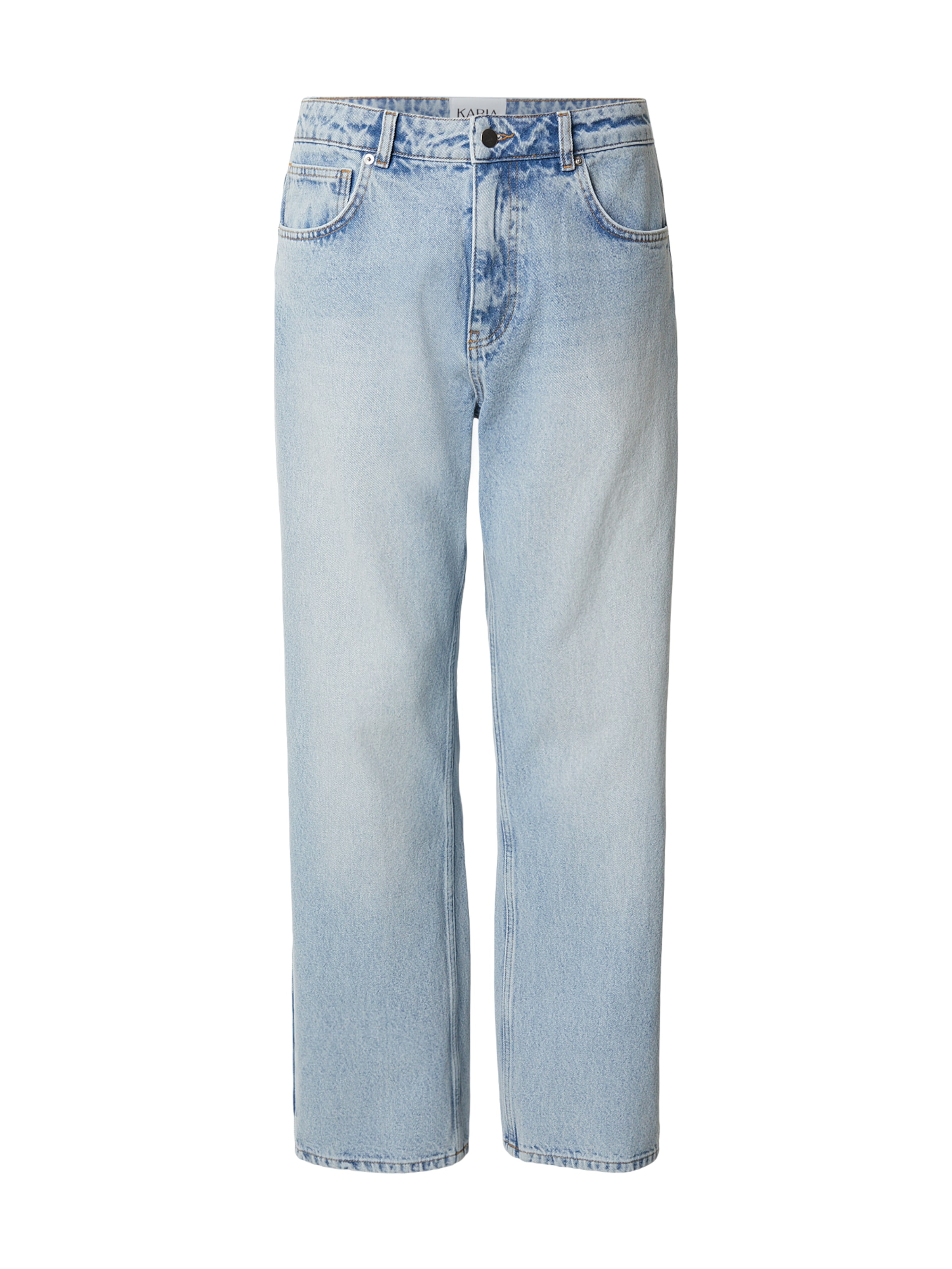 KARIA by Loris Karius Štandardný strih Džínsy - Modrá: predná strana