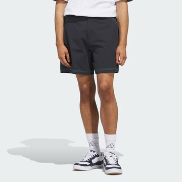 ADIDAS PERFORMANCE Loosefit Sportbroek 'Equipment' in Zwart: voorkant