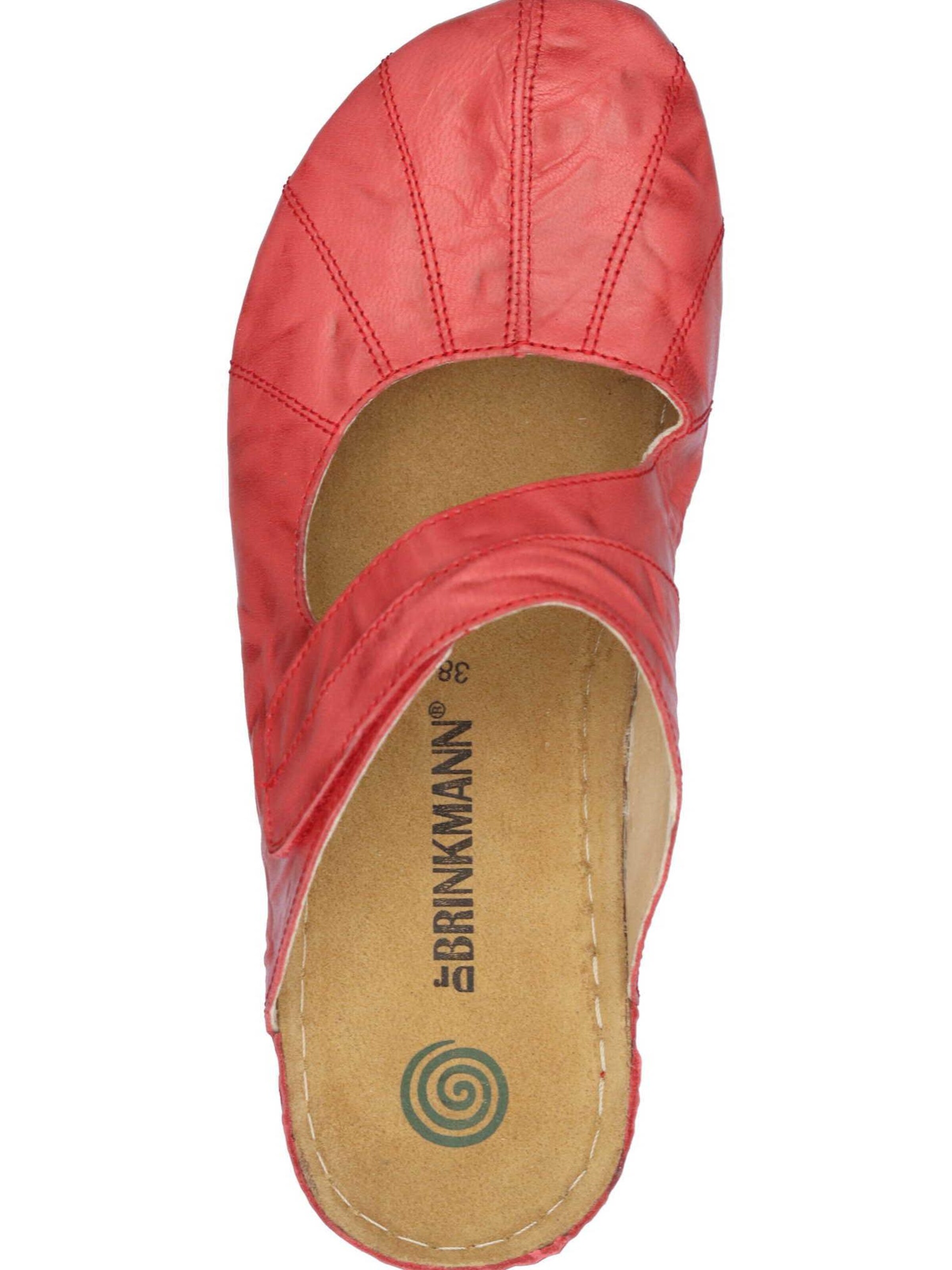DR. BRINKMANN Mules 'SAGUNT' in Red