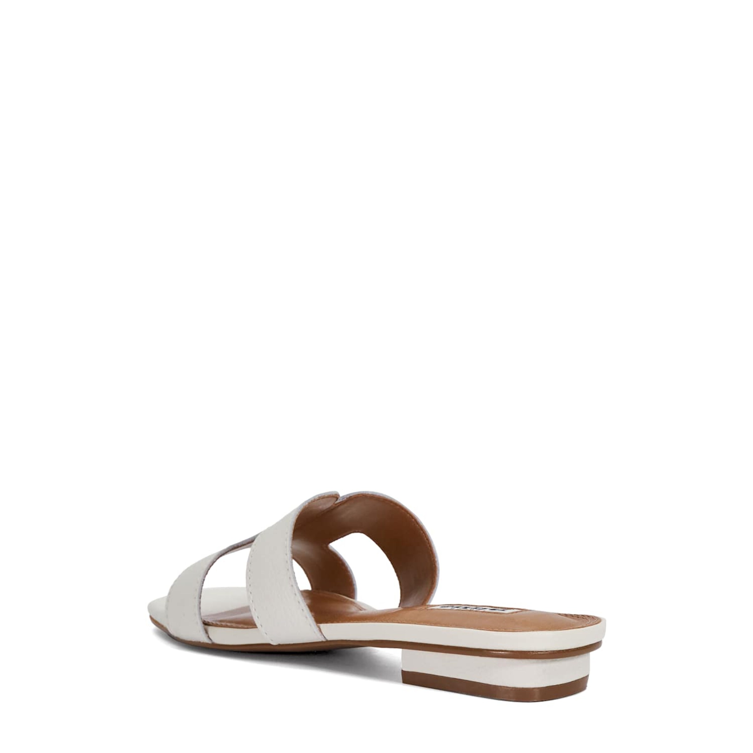 Mule 'Loupe' Dune LONDON en blanc