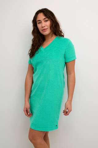 Robe Cream en vert : devant