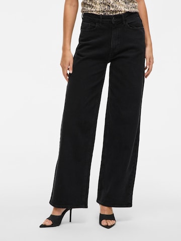 VILA Wide Leg Jeans 'VIFreya' i sort: forside