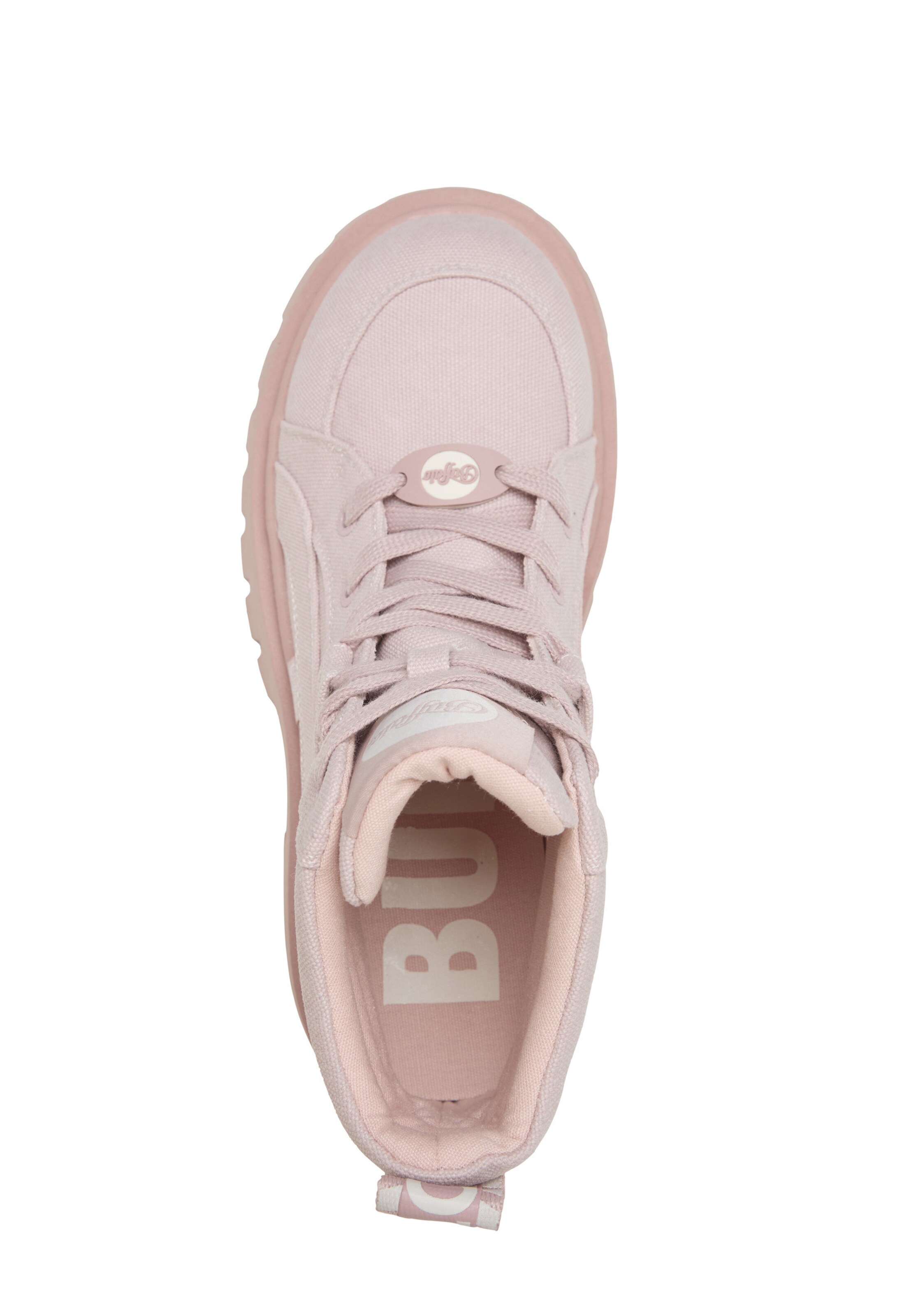 BUFFALO Schnürstiefelette 'ZANOS' in Pink