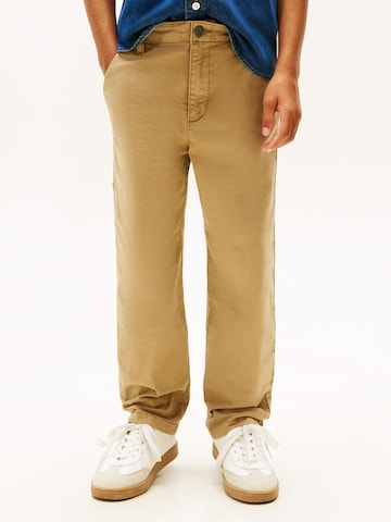 TOMMY HILFIGER Loosefit Hose in Beige: Vorderseite