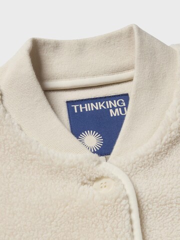 Thinking MU Stickad väst 'JAY' i vit