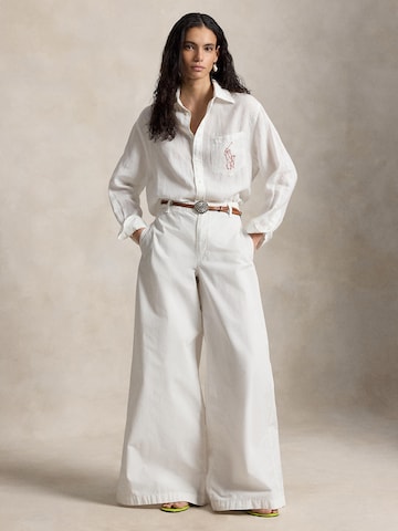 Chemisier Polo Ralph Lauren en blanc
