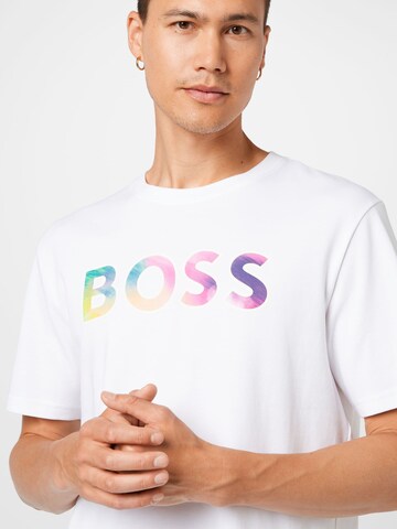 BOSS Orange - Camiseta 'Love' en blanco